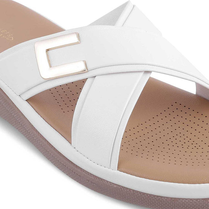The Sac White Women's Casual Flats Tresmode - Tresmode