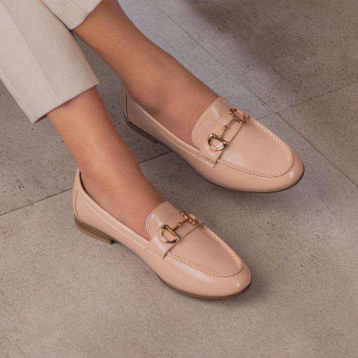 The Sigor Beige Women's Dress Loafers Tresmode - Tresmode