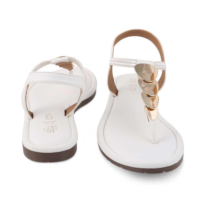 The Sinn White Women's Dress Flats Tresmode - Tresmode