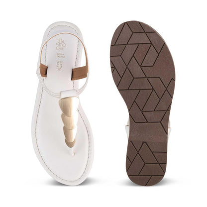 The Sinn White Women's Dress Flats Tresmode - Tresmode