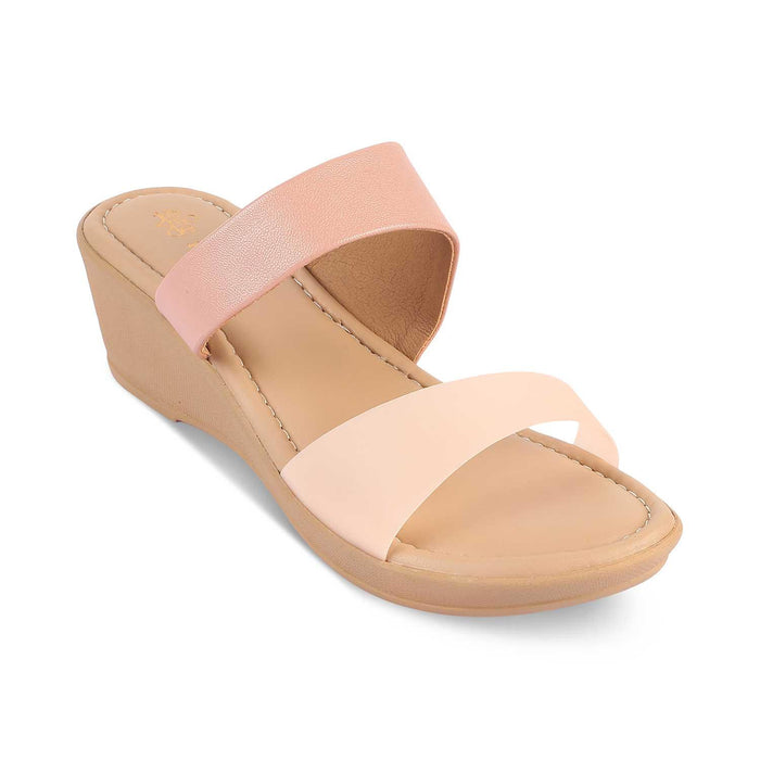 The Sios Pink Women's Casual Wedge Sandals Tresmode - Tresmode