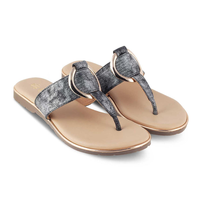 The Sling Pewter Women's Casual Flats Tresmode - Tresmode