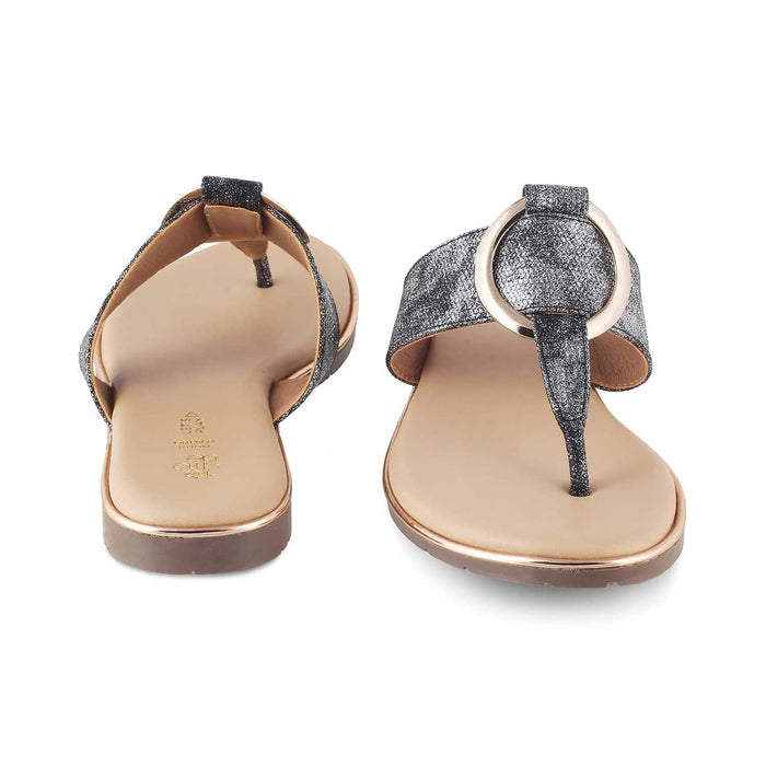 The Sling Pewter Women's Casual Flats Tresmode - Tresmode