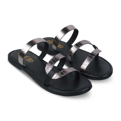 The Sna Pewter Women's Casual Flats Tresmode - Tresmode