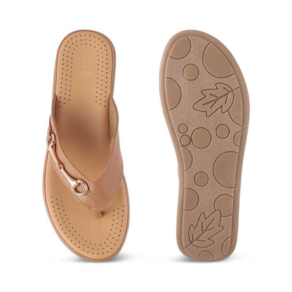 The Spacks Tan Women's Casual Platform Flats Tresmode - Tresmode