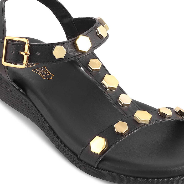 The Stud Black Women's Dress Flats Tresmode - Tresmode