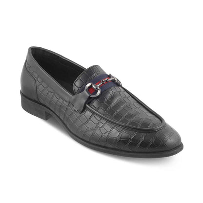 The Sweden Black Men's Leather Loafers Tresmode - Tresmode