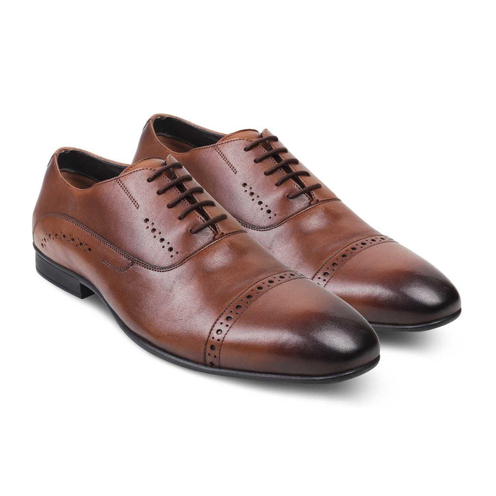 The Togford Brown Men's Oxford Lace Ups Tresmode - Tresmode