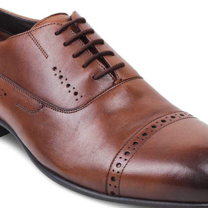 The Togford Brown Men's Oxford Lace Ups Tresmode - Tresmode