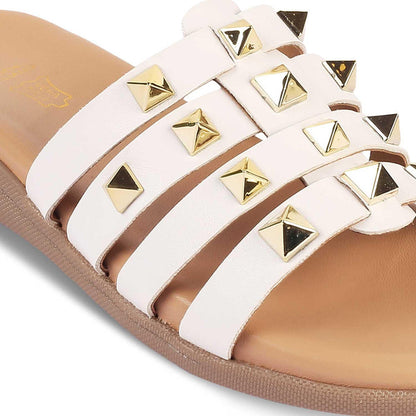 The Tonrow White Women's Dress Flats Tresmode - Tresmode