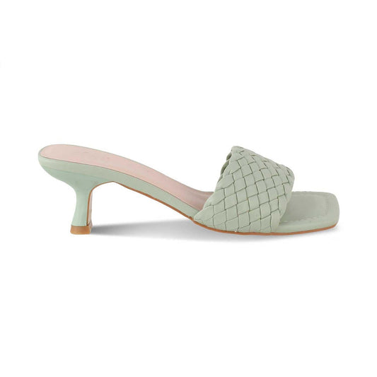 The Toscana Green Women's Dress Heel Sandals Tresmode - Tresmode