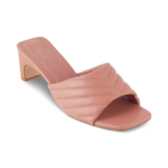 The Toyoyo Pink Women's Dress Heel Sandals Tresmode - Tresmode