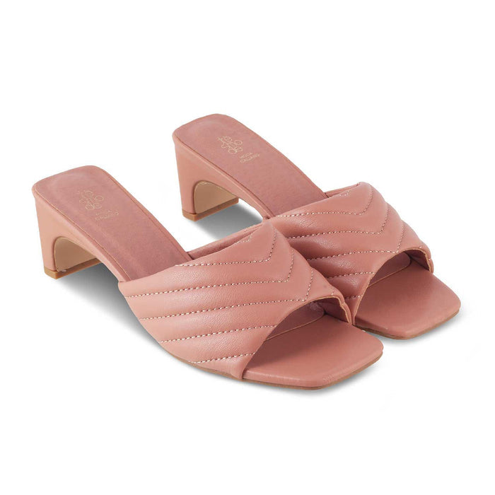 The Toyoyo Pink Women's Dress Heel Sandals Tresmode - Tresmode