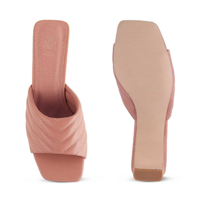 The Toyoyo Pink Women's Dress Heel Sandals Tresmode - Tresmode