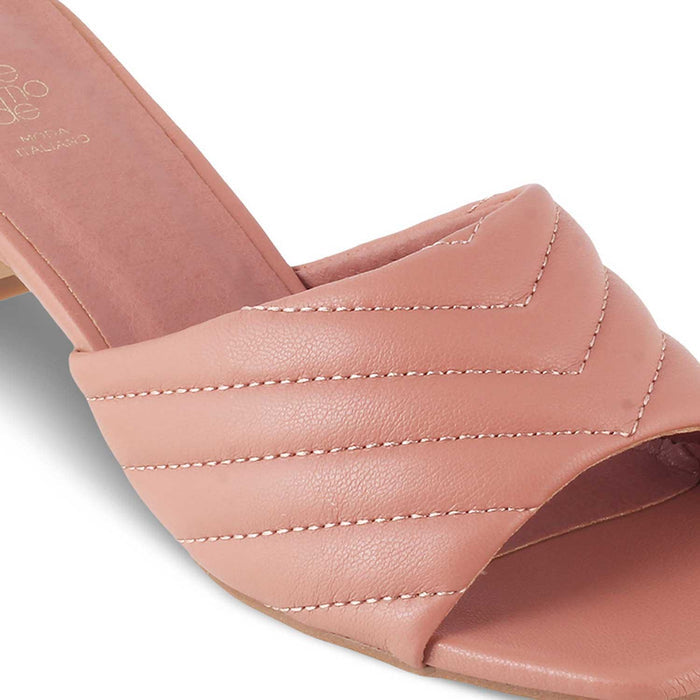 The Toyoyo Pink Women's Dress Heel Sandals Tresmode - Tresmode
