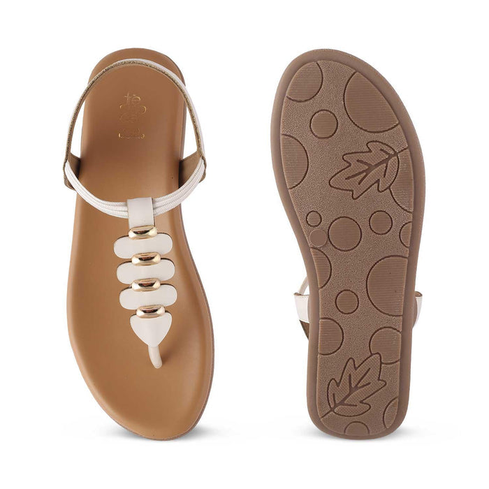 The Velencia White Women's Casual Flats Tresmode - Tresmode