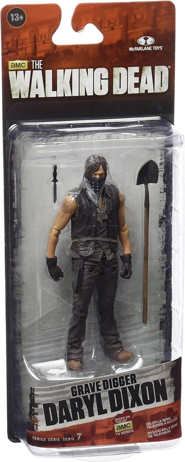 The Walking Dead Tv Series 7 Action Figure - Grave Digger Daryl Dixon