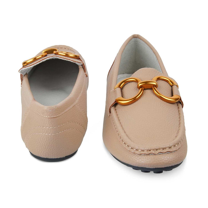 The Wigo Tan Women's Dress Loafers Tresmode - Tresmode