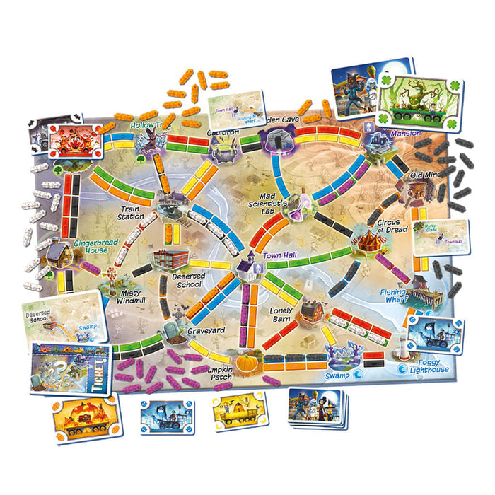 Ticket To Ride Strategy Board: Ghost Train