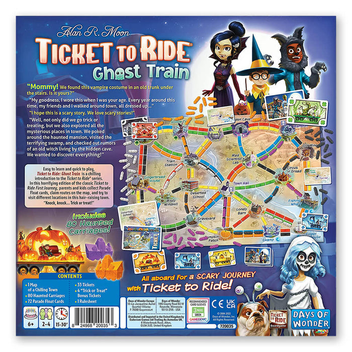 Ticket To Ride Strategy Board: Ghost Train