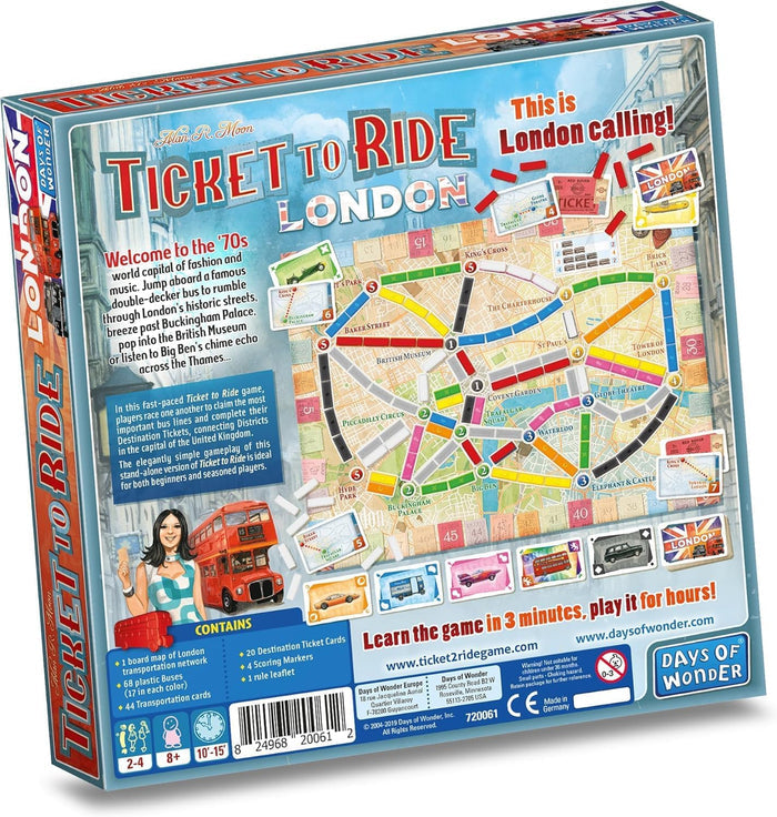 Ticket To Ride Strategy Board: London