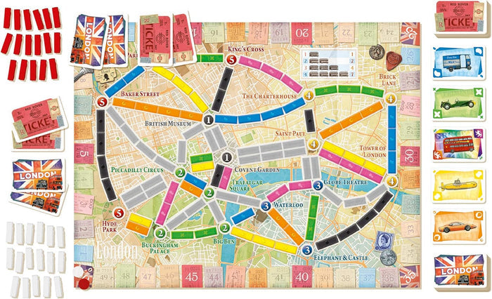 Ticket To Ride Strategy Board: London