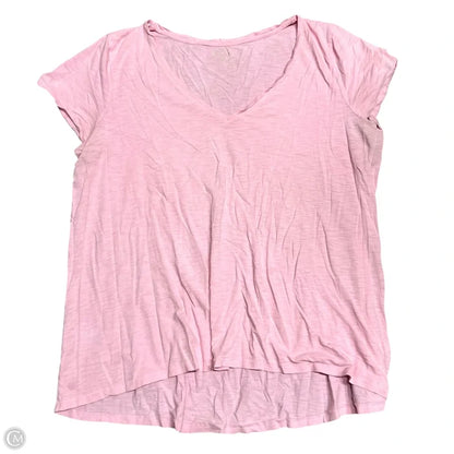 Top Short Sleeve Designer By Lilly Pulitzer In Pink, Size: Xxl