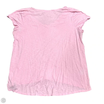 Top Short Sleeve Designer By Lilly Pulitzer In Pink, Size: Xxl