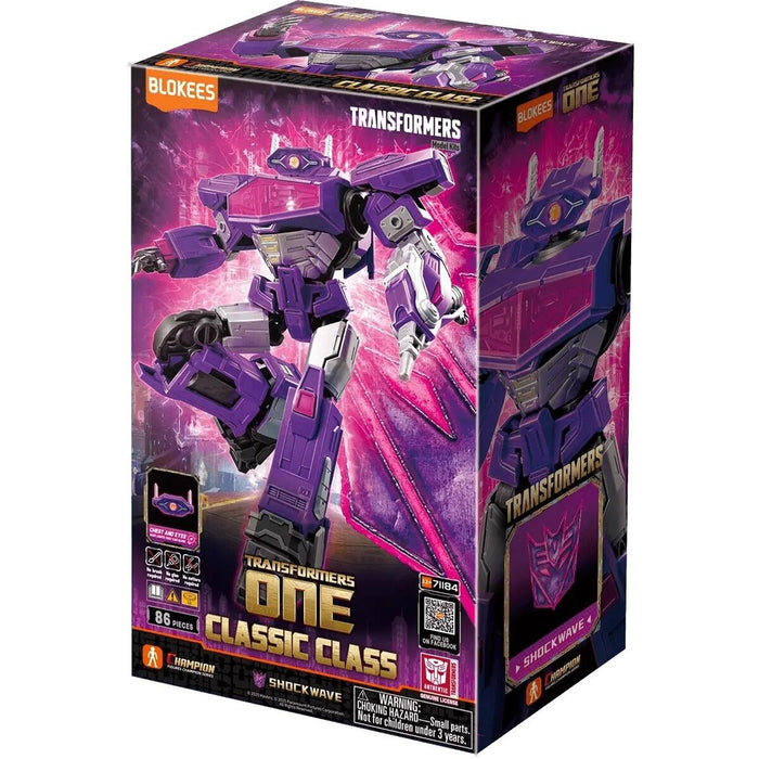 Transformers Classic Blokees 5 Inch Model Kit Class 18 - Shockwave (Transformers ONE)