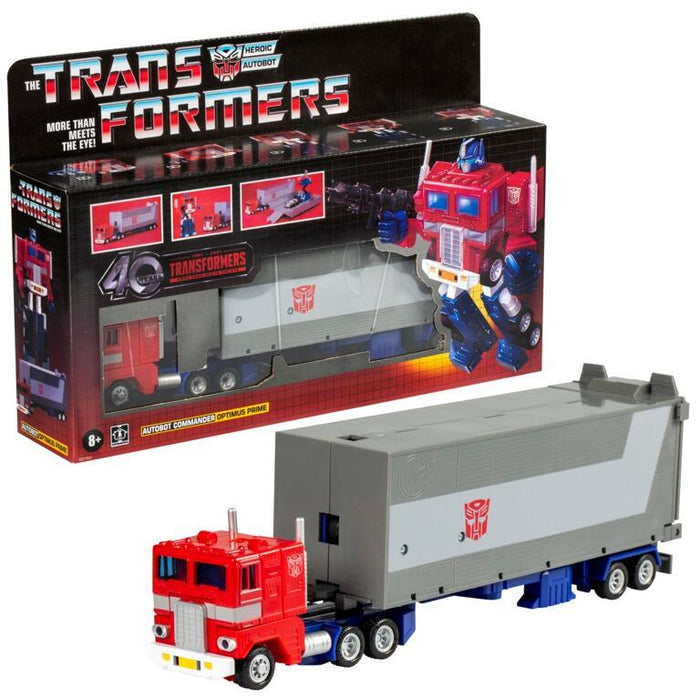 Transformers Generation Deluxe Retro Leader Class Action Figure- Autobot Commander Optimus Prime