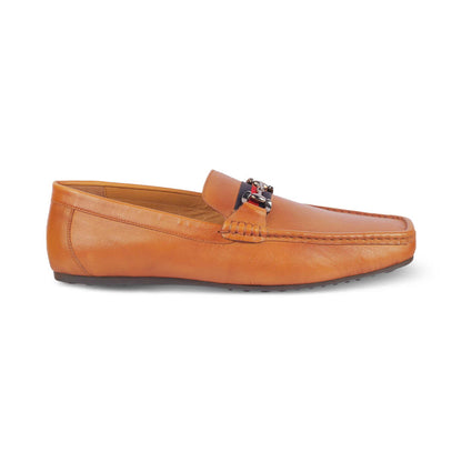 Bilbao Tan Men's Leather Loafers Tresmode