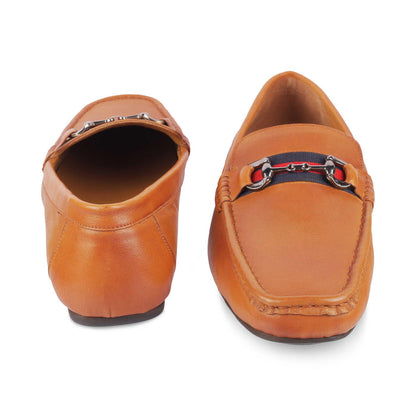 Bilbao Tan Men's Comfortable Leather Loafers Tresmode