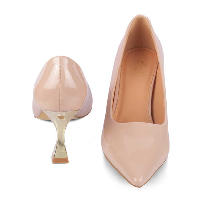 Elysee Beige Women's Comfortable Pumps Tresmode