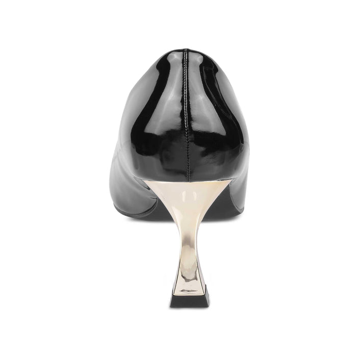 Elysee Black Women's Patent Leather Pumps Tresmode