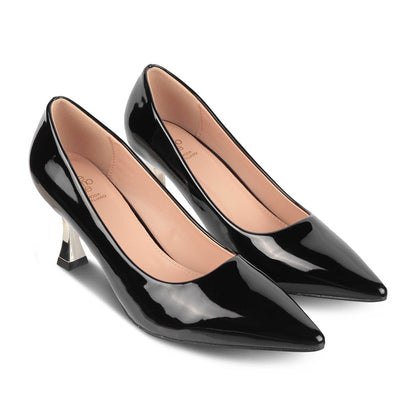 Elysee Black Women's Super Chic Pumps Tresmode
