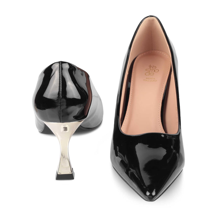 Elysee Black Women's Comfortable Pumps Tresmode