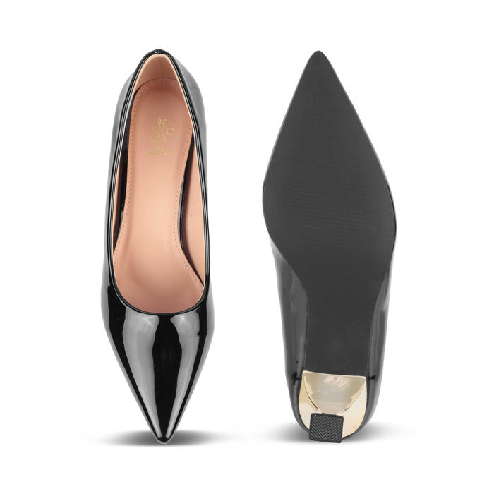 Elysee Black Women's Dress Pumps Tresmode