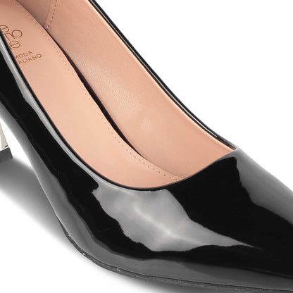 Elysee Black Women's Dress Pumps Tresmode