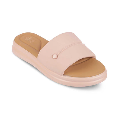 Evershine Pink Women's 1-inch Platform Flats Tresmode