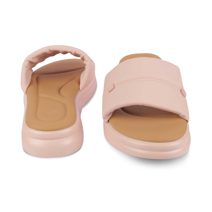 Evershine Pink Women's Comfortable Platform Flats Tresmode