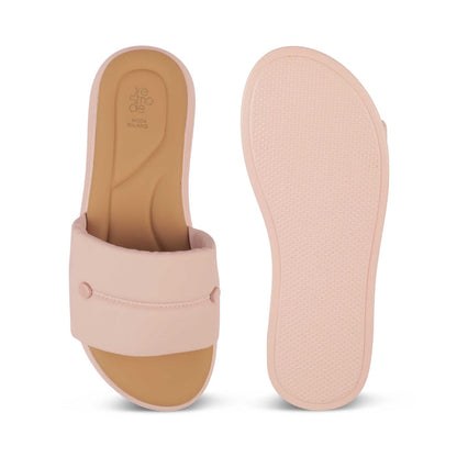 Evershine Pink Women's TPR Sole Flats Tresmode