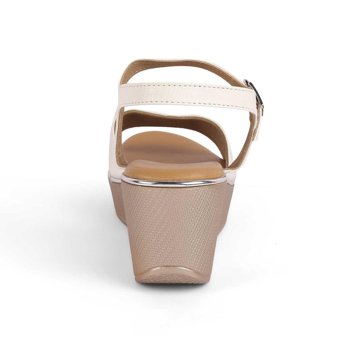 Lannes White Women's Vegan-Friendly Wedges Tresmode