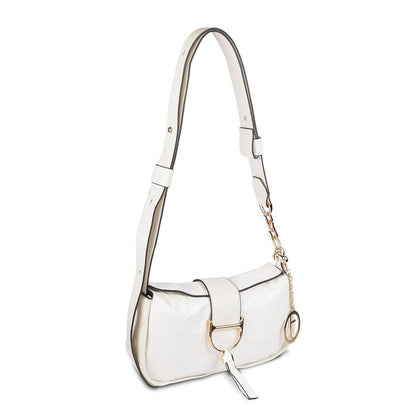 Tresmode White Vegan Friendly Leather Women’s Sling Bag
