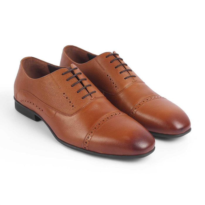 Napier Tan Men's Premium Lace Ups Tresmode