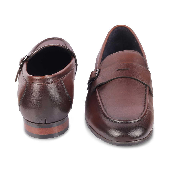 Neno Brown Men's Comfortable Leather Loafers Tresmode