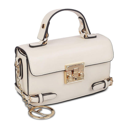 Tresmode White Women’s Magnetic Closure Sling Bag
