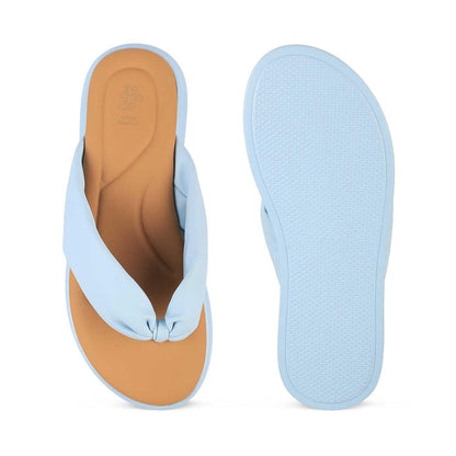 Niv Blue Women's Casual Platform Flats Tresmode