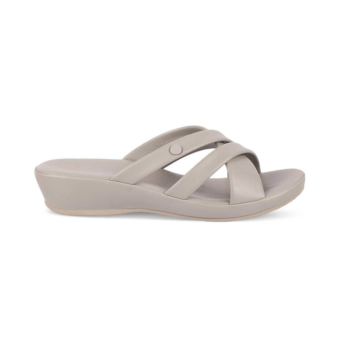 Ocomf Grey Women's Platform Flats Tresmode
