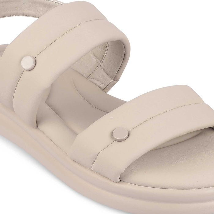Sanform Grey Women's Casual Platform Flats Tresmode