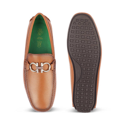 Stpierre Blue Men's Versatile Leather Driving Loafers Tresmode